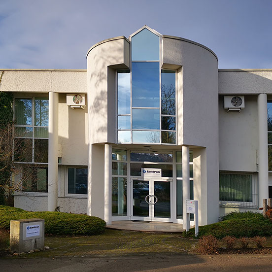 Cégépület Kontron Electronics Schorndorf